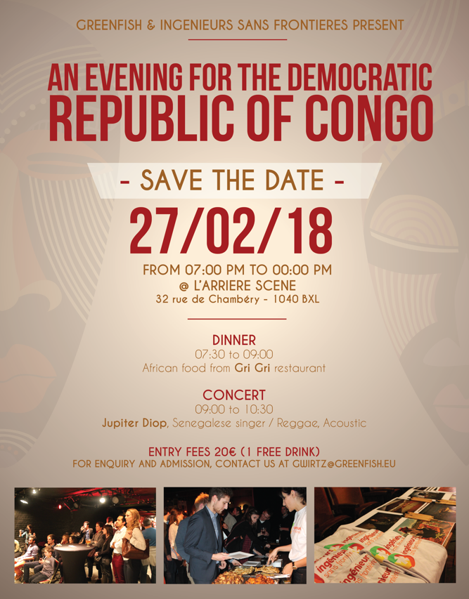 Vous êtes invités à la soirée annuelle pour la RDC !