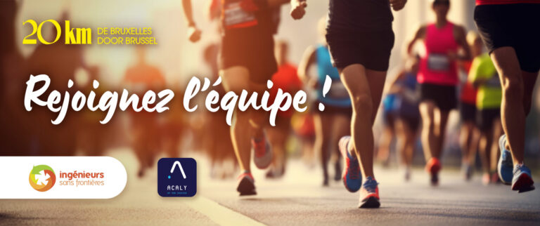 Rejoignez notre équipe aux 20 km de Bruxelles et soutenez notre collecte de dons !