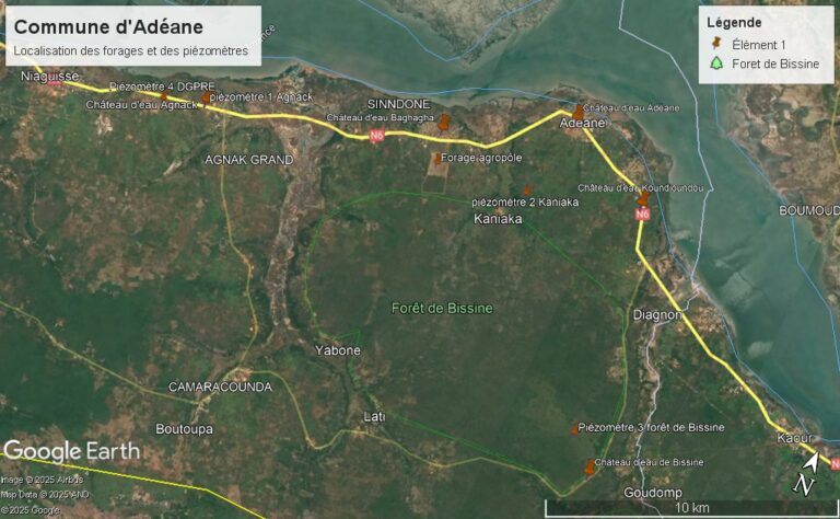 Renforcement du service de distribution d’eau potable à Adéane (Casamance, Sénégal), phase 2 — photo 1