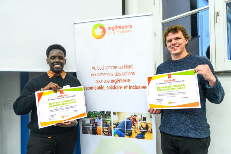 Mathias Hauwaert et Brandon Ndikumana, lauréats du Prix ISF – Philippe Carlier 2023