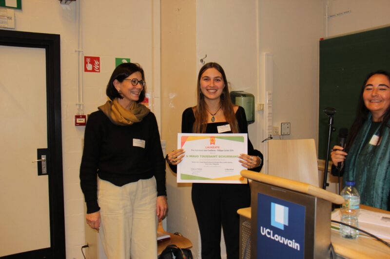 Maud Toussaint Schurmans, lauréate du Prix ISF – Philippe Carlier 2024